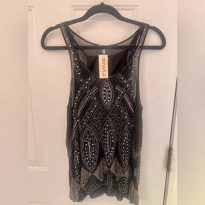 Beaded Tank Top by Joie